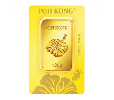 Poh Kong Bunga Raya Gold Bar 100G